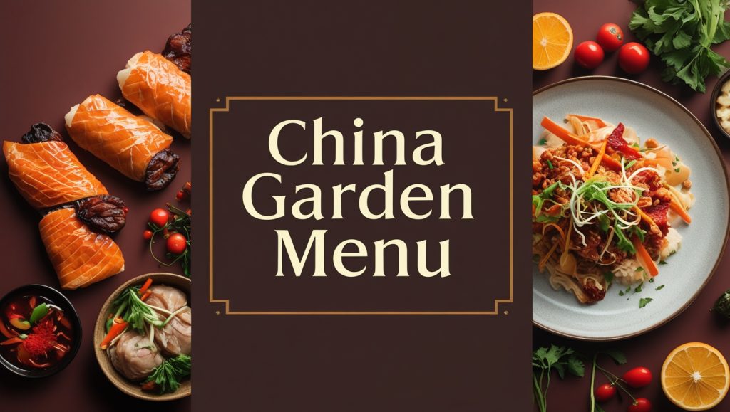 China Garden Menu
