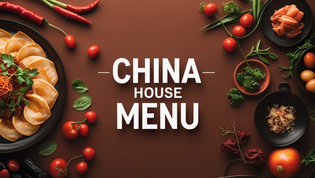 China House Menu