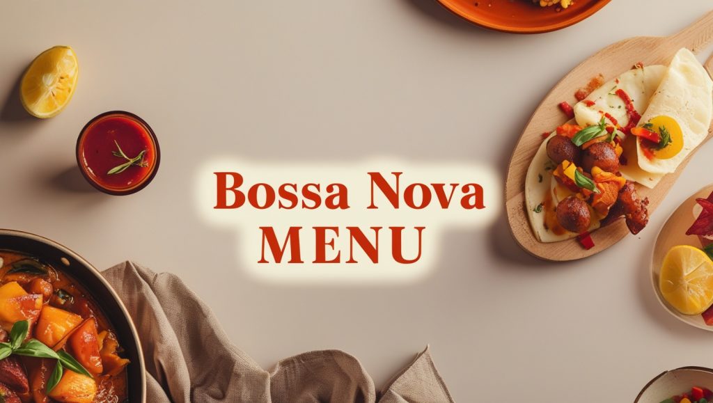 Bossa Nova Menu