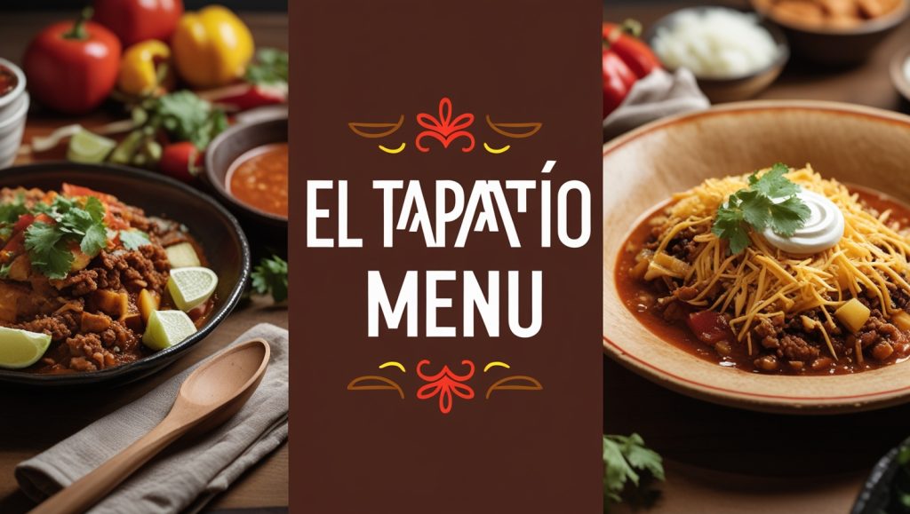 El Tapatio Menu