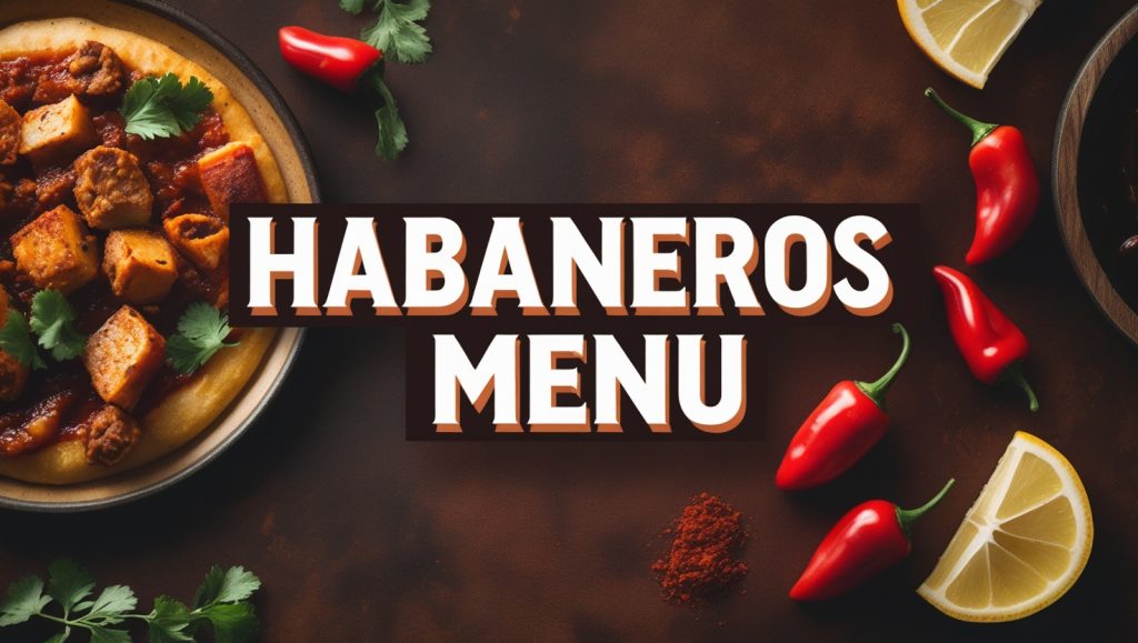 Habaneros Menu