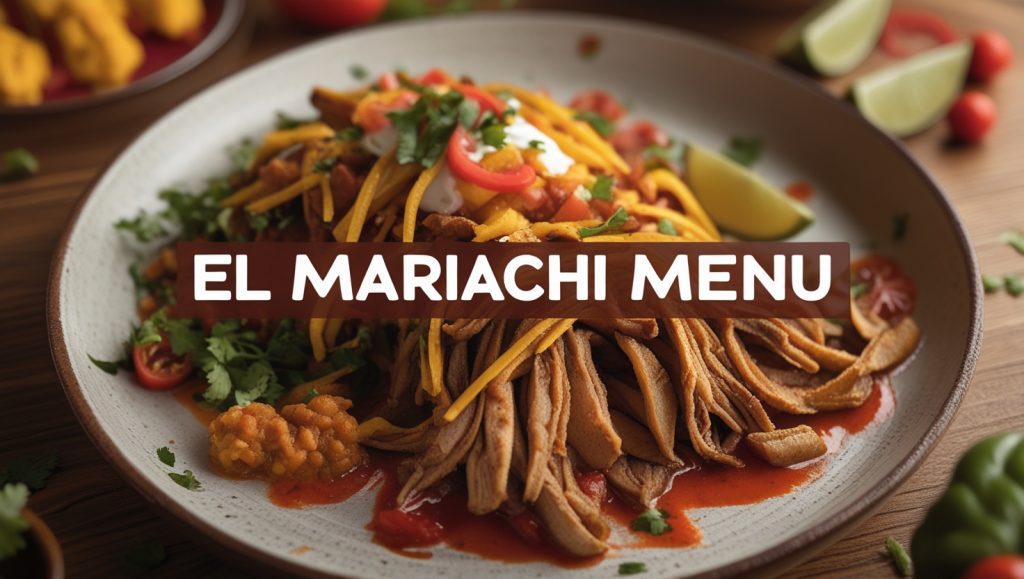 El Mariachi Menu