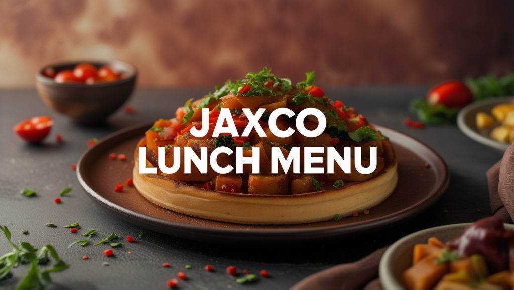 Jaxco Lunch Menu