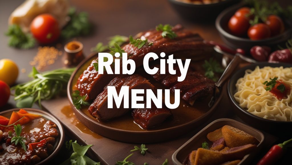 Rib City Menu