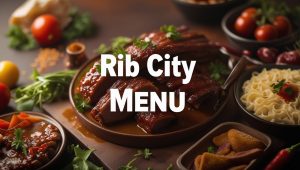 Rib City Menu