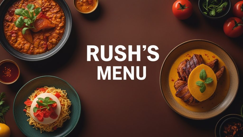 Rush's Menu