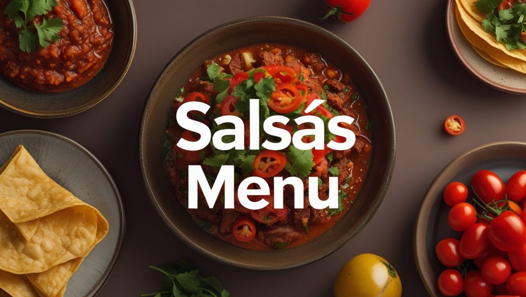 Salsas Menu