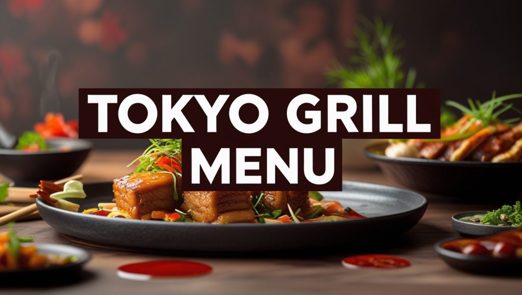 Tokyo Grill Menu
