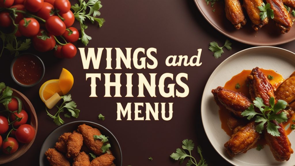 Wings And Things Menu