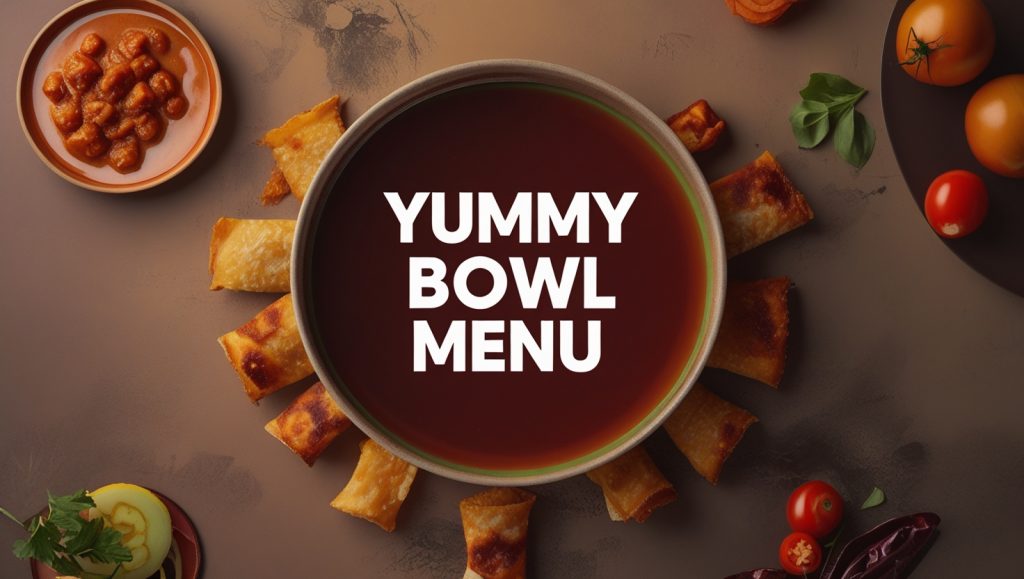 Yummy Bowl Menu