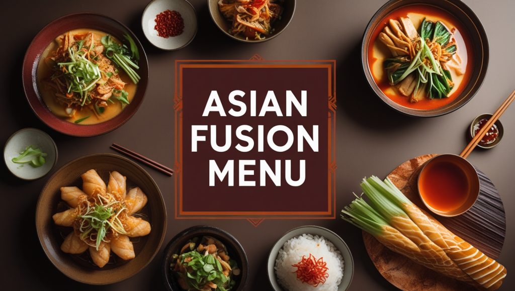 Asian Fusion Menu