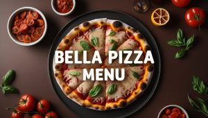 Bella Pizza Menu