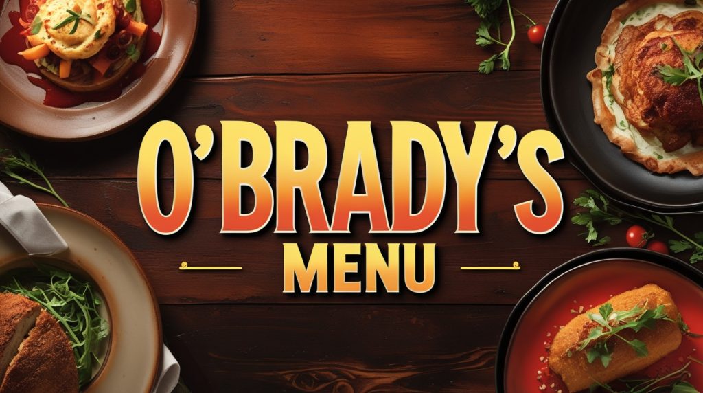 O'Brady's Menu